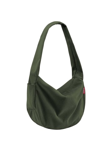 Reisenthel Moonbag - Schultertasche 48 cm (teddy sand) in cord dark matcha