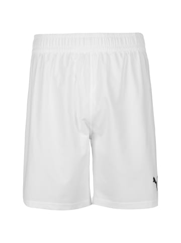 Puma Trainingsshorts teamFINAL in weiß / schwarz