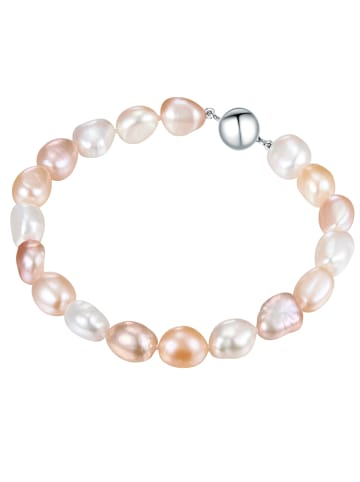 Valero Pearls Perlen-Armband Sterling Silber Süßwasser-Zuchtperle in multicolor