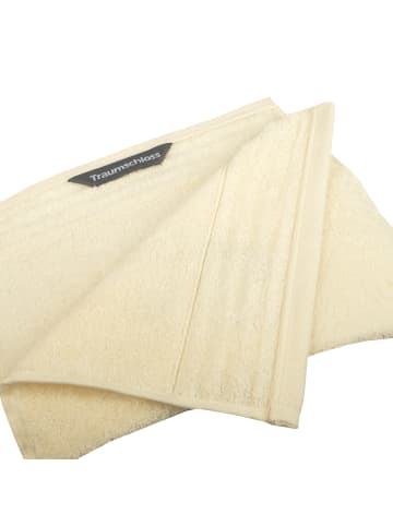 Traumschloss Frottier-Line Premium Gästetuch in creme