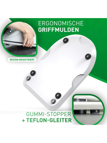 Flip Acryl Gleitbrett Weiß  Weiß