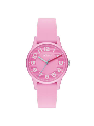 s.Oliver Armbanduhr Urban Color in pink
