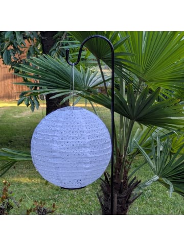 MARELIDA Gartenspieß für Laternen Deko Gartenstecker 60-120cm Schäferhaken