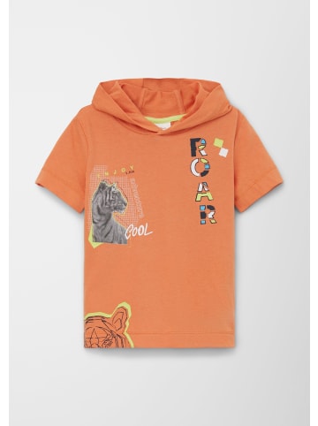 S. Oliver T-Shirt kurzarm in Orange