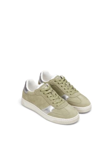 Marc O'Polo Sneaker in smooth sage/silver metallic