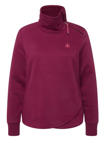 Ulla Popken Sweatshirt in weinrot