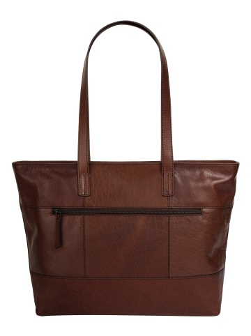 Sansibar Shopper echt Leder in cognac