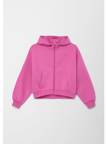 s.Oliver Sweatshirt Jacke langarm in Pink