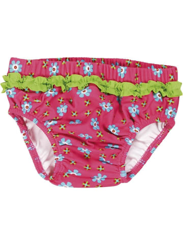 Playshoes Badehose "UV-Schutz Windelhose Blumen" in Pink
