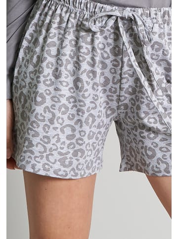 Tom Tailor Kurze-Hose Victoria in grau-mittel-Allover