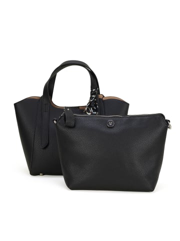 Harpa Handtasche 2in1 in obsidian black