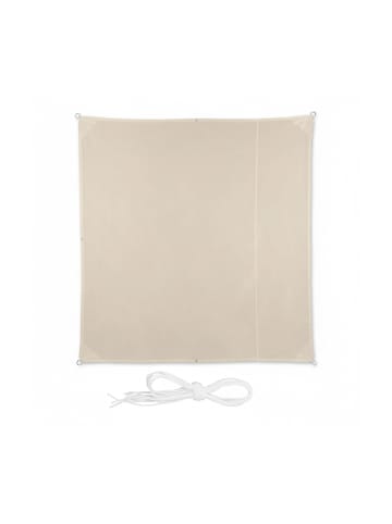 relaxdays Sonnensegel in Beige - (B)200 x (T)200 cm