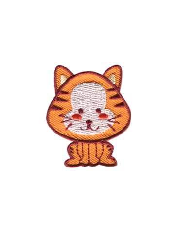 Catch the Patch Tiger TierApplikation Bügelbild inGelb