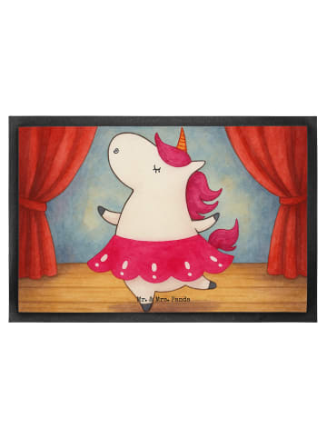 Mr. & Mrs. Panda fußmatte Einhorn Ballerina Design ohne Spruch in Weiß