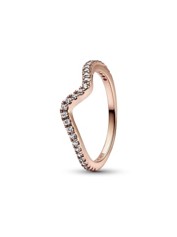 Pandora 14k rosé vergoldete Metalllegierung Ring Größe 54