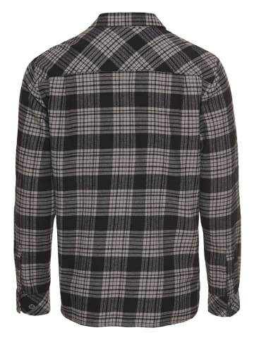 Man's World Flanellhemd in Anthrazit kariert