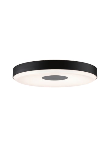 paulmann LED Deckenleuchte Puric Pane Smart Home Zigbee 16W in schwarz/grau