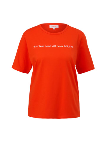 s.Oliver T-Shirt in 25D0_dunkelorange
