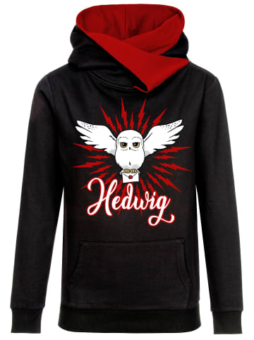 Harry Potter Schalkragenpullover Harry Potter Hedwig Arrows in schwarz/rot