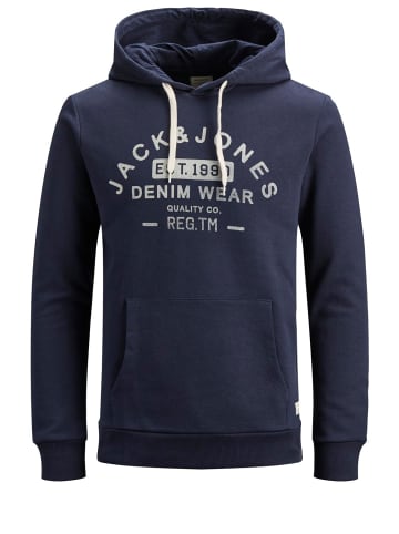 Jack and Jones Herren Hoody in Schwarz