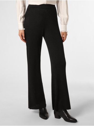 IPURI Hose in schwarz silber
