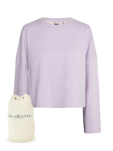 DreiMaster Vintage Sweatpullover + Shopping Bag - Set in Helllavendel