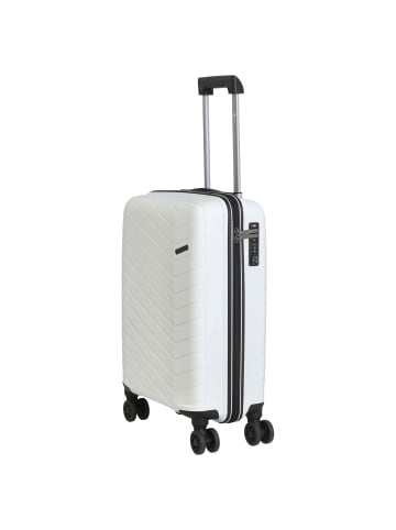 Check.In Orlando - 4-Rollen-Kabinentrolley 55 cm (gelb) in weiß