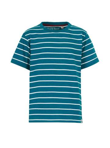 Band of Rascals T-Shirt " Striped " in petrol-cream