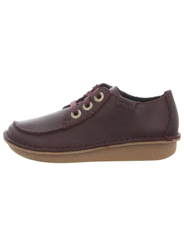 Clarks Schnürschuhe in bordeaux