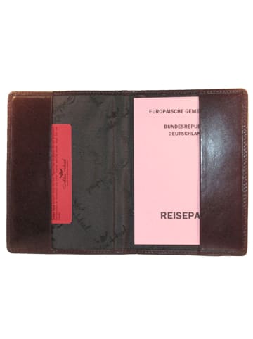 Golden Head Colorado Reisepassetui RFID Leder 10 cm bordeaux