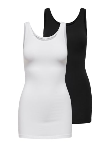 ONLY 2er-Pack Tanktop in Black 10