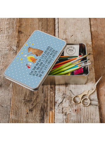 Mr. & Mrs. Panda Aufbewahrungsbox Bär & Marienkäfer Lagerfeuer m... in Blau Pastell