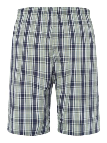 Hanro Schlafshorts Night & Day in green check