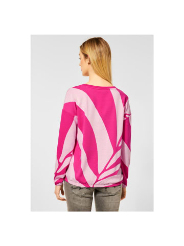 Street One Langarmshirt in powerful pink