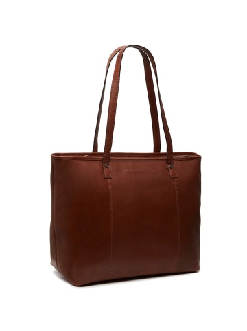 The Chesterfield Brand Salo Shopper Tasche Leder 39 cm Laptopfach in cognac