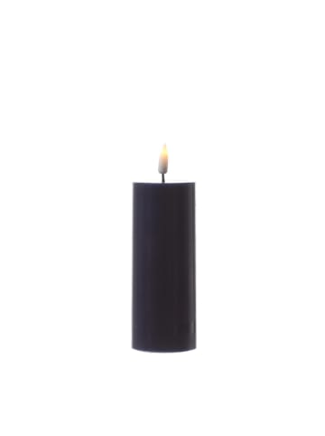 Deluxe Homeart LED Kerze Mia Echtwachs flackernd H: 12,5cm D: 5cm in königsblau