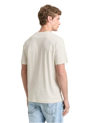 TOM TAILOR Denim T-Shirt in ecru
