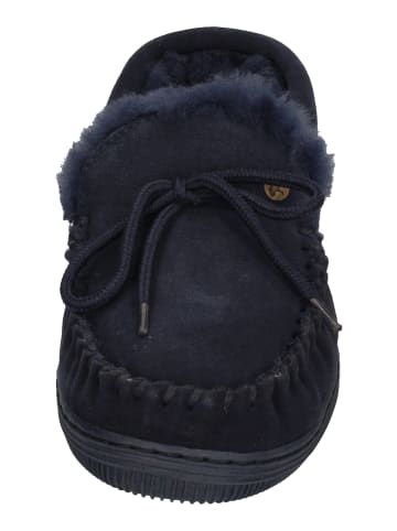Warmbat Hausschuhe Koala Suede in blau