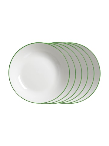 Ritzenhoff & Breker 6er Set Suppenteller Adela in ø 20 cm in grün