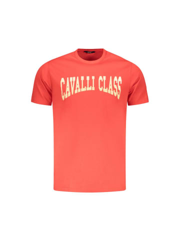 cavalli CLASS Rot Baumwolle Herren T-Shirt
