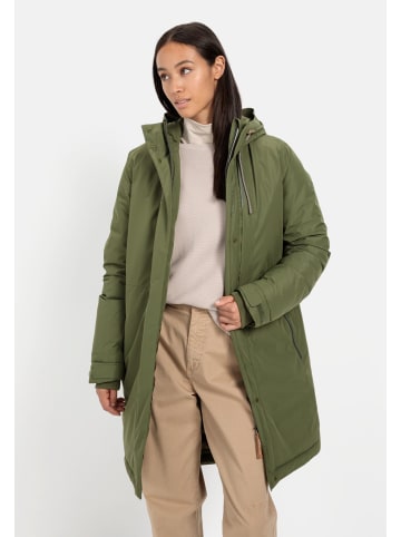Camel Active teXXXactive® Funktionsmantel aus recyceltem Polyester in Dunkelgrün