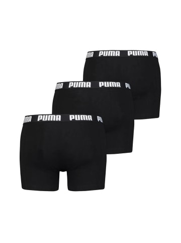 Puma Boxershort 3er Pack in Schwarz