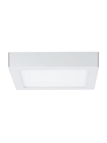 paulmann LED Deckenleuchte Lunar Panel 225x225 mm 15,4W in Weiß matt Alu