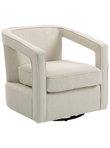 HOMCOM Polstersessel-77L x 75B x 72H cm-Beige