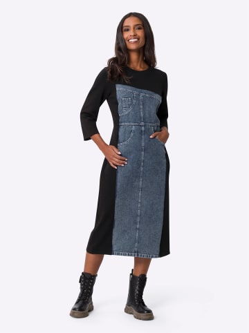 Heine Freizeitkleid in schwarz