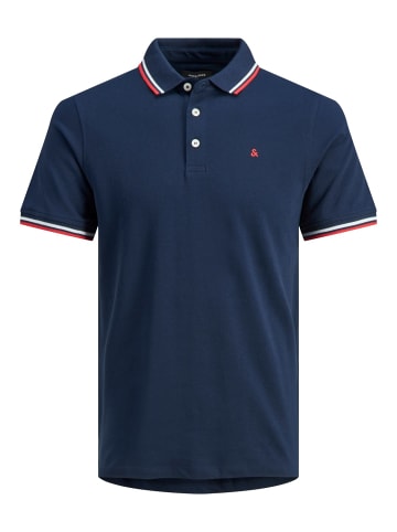 Jack & Jones Poloshirt JJEPAULOS in Blau