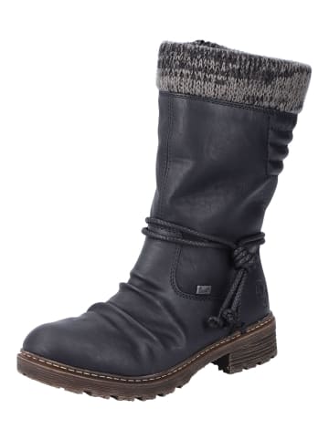 rieker Stiefel in Schwarz/Grau