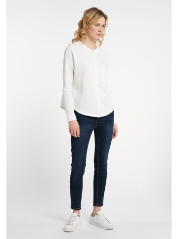 DreiMaster Maritim Damen Sweatjacke in Wollweiss