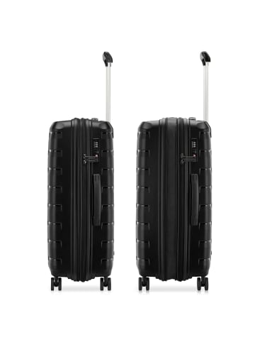 Roncato Skyline 2.0 4 Rollen Kofferset 3-teilig mit Dehnfalte nero