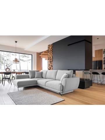 MF Design Lardo Recamiere Links in Grau -  (L) 191 x (B) 276 x (H) 90 cm